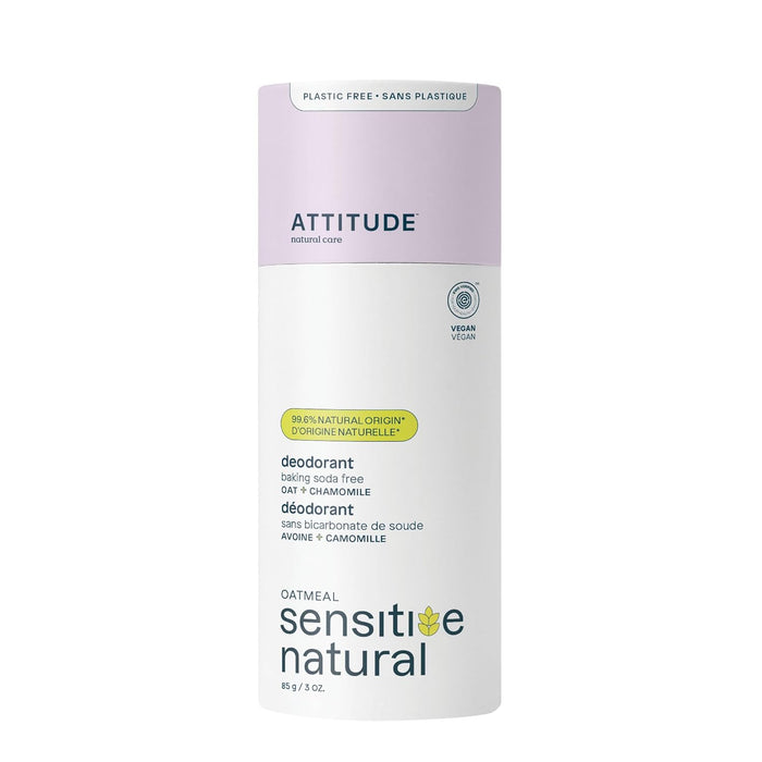 ATTITUDE Deodorant for Sensitive Skin with Oatmeal and Chamomile 3 OZ