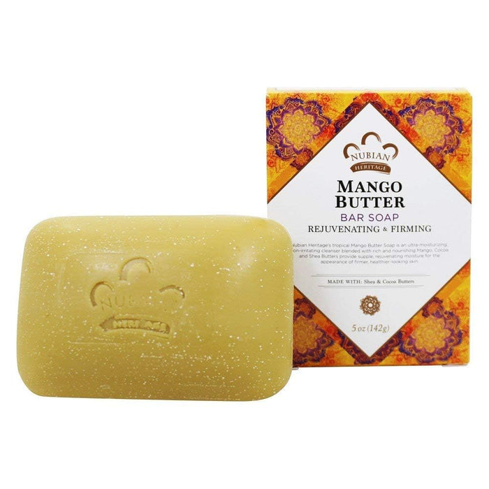 Nubian Heritage  Bar Soap Mango Butter  1 Each  5 Oz