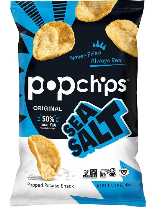 Popchips  Potato Chip Sea Salt  5 Oz