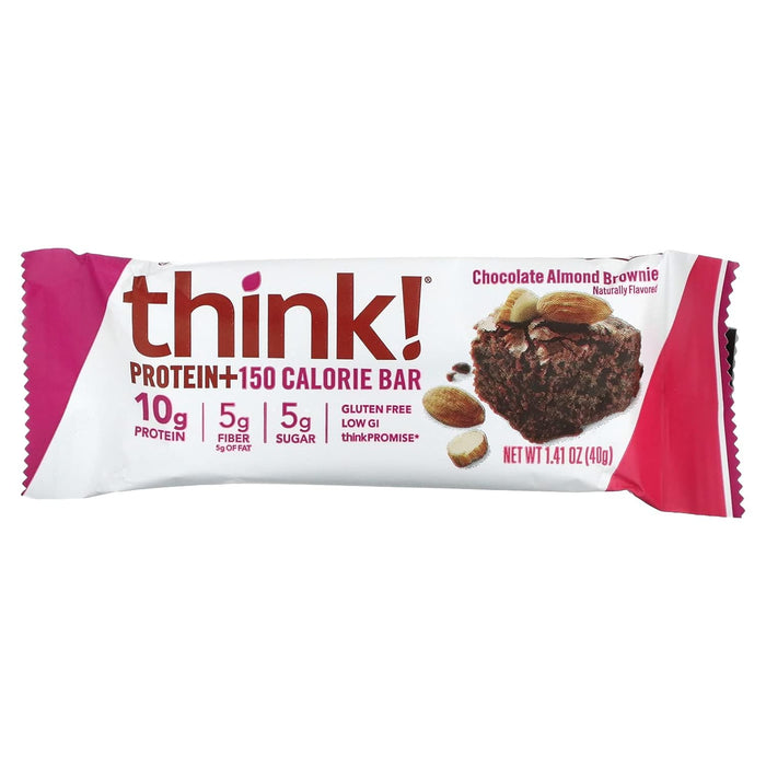 Think  Protein+150 Calorie Bar Chocolate Almond Brownie   1.41 Oz