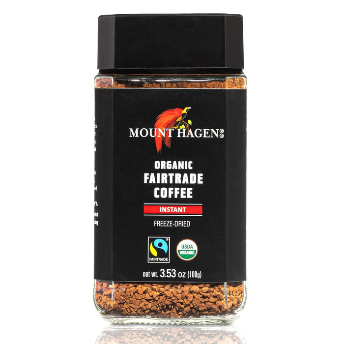 Mount Hagen  Instant Fairtrade Coffee Organic   3.53 oz