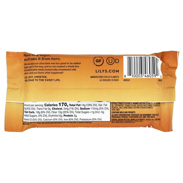 Lily'S  Peanut Butter Cup Milk Chocolate   1.25 Oz