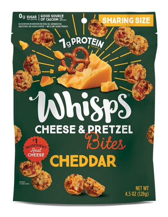 Whisps Bite Cheese & Pretzel Cheddar Cheese 4.5 OZ