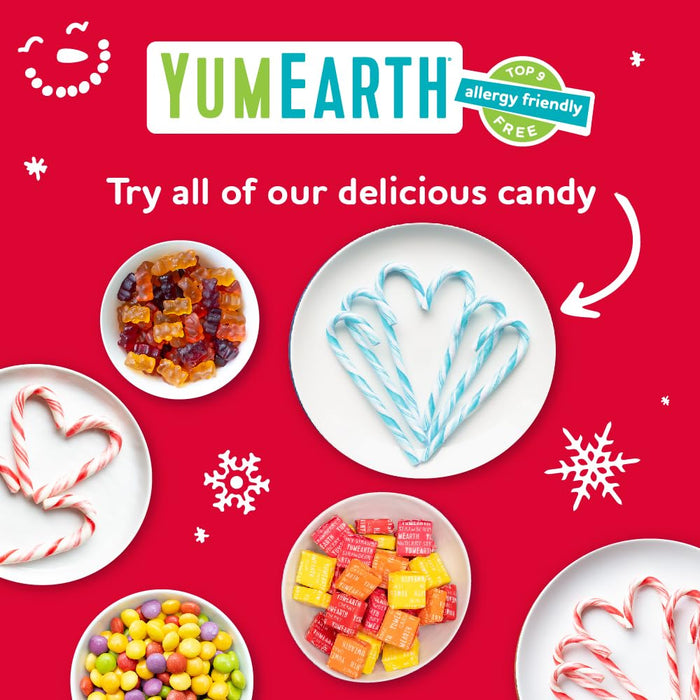 YumEarth Organic Candy Cane Holiday 4.94 oz