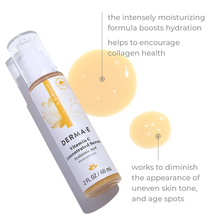 Derma E  Concentrated Vitamin C Serum  1 Each  2 Oz