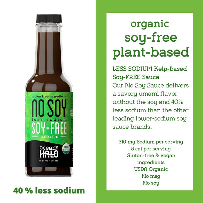 Ocean`s Halo Organic Soy Free Sauce Low Sodium 10 oz