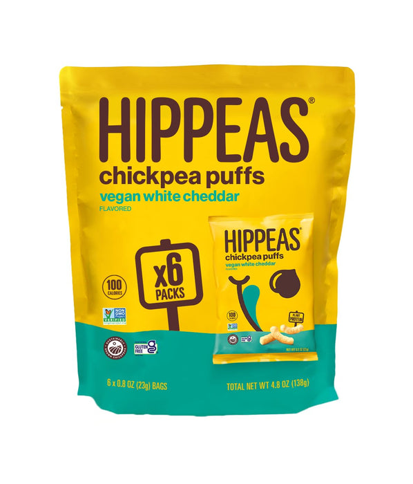 Hippeas Chkpea Puff White Cheddar 0.8 OZ