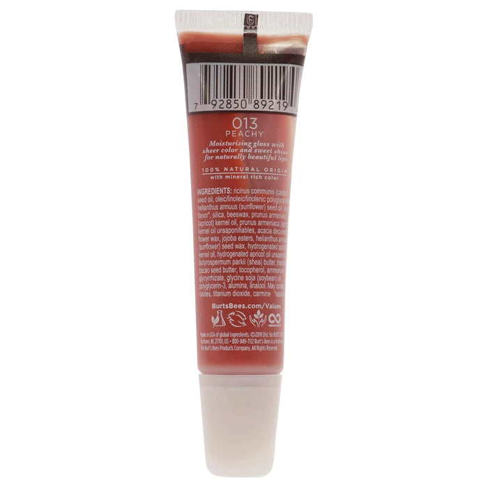 Burt'S Bees  Lip Shine # 013 Peachy By For Women Lip Gloss   1 Ct