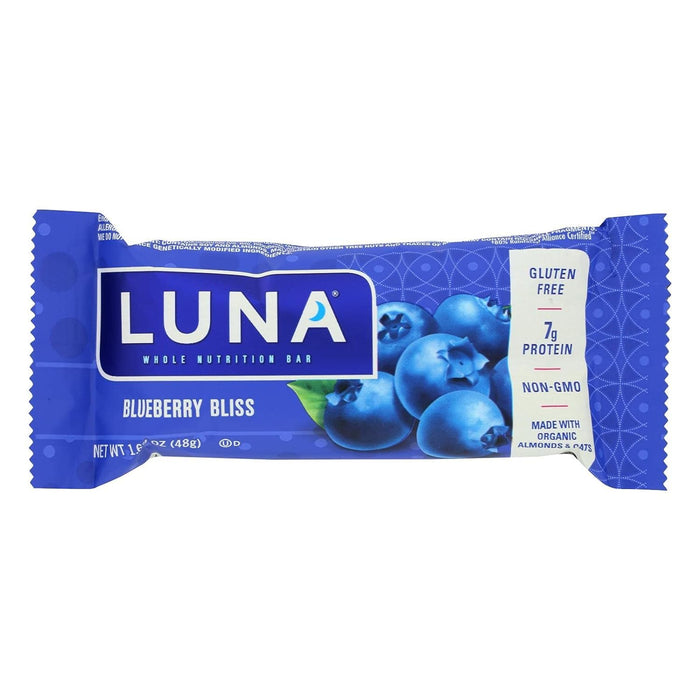 Luna  Blueberry Bliss Bar Made With Organic Ingredients   1.69 Oz