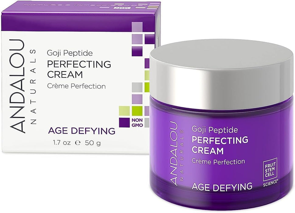 Andalou Naturals Age Defying Goji Peptide Perfecting Cream 1 Each 1.7 Oz