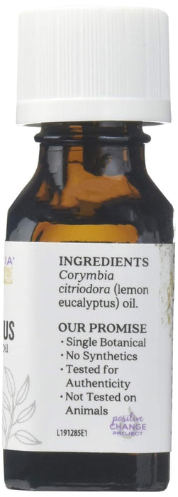 Aura Cacia  Pure Essential Oil Lemon Eucalyptus  1 Each  0.5 Oz