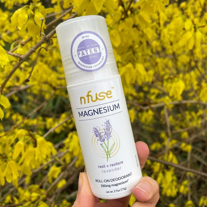 nfuse Natural Magnesium Roll-on Deodorant Patented 2.7 OZ