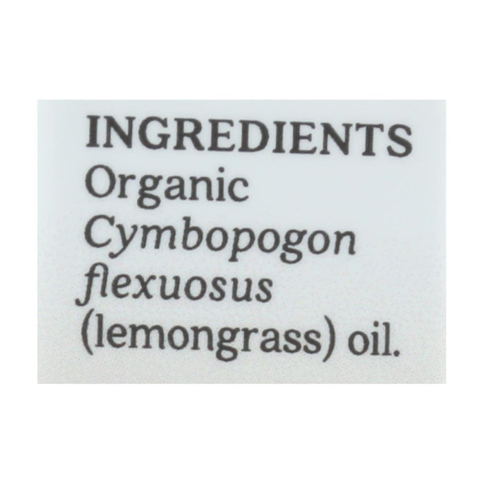 Aura Cacia  Organic Essential Oil Lemongrass  1 Each  0.25 Oz