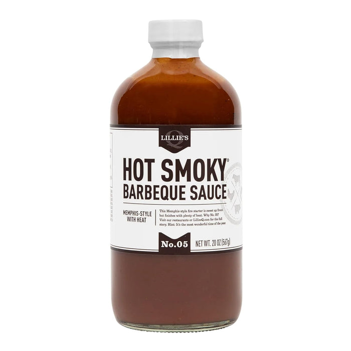 Lillie`s Q Hot Smoky Barbecue Sauces and Rubs 20 oz