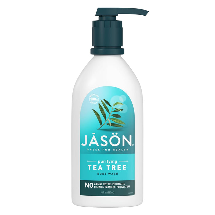 Jason Natural Products  Body Wash Pure Purifying Tea Tree 30 Fl