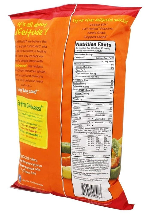 Good Health Natural Foods  Jalapeno Veggie Straws  6.25 Oz