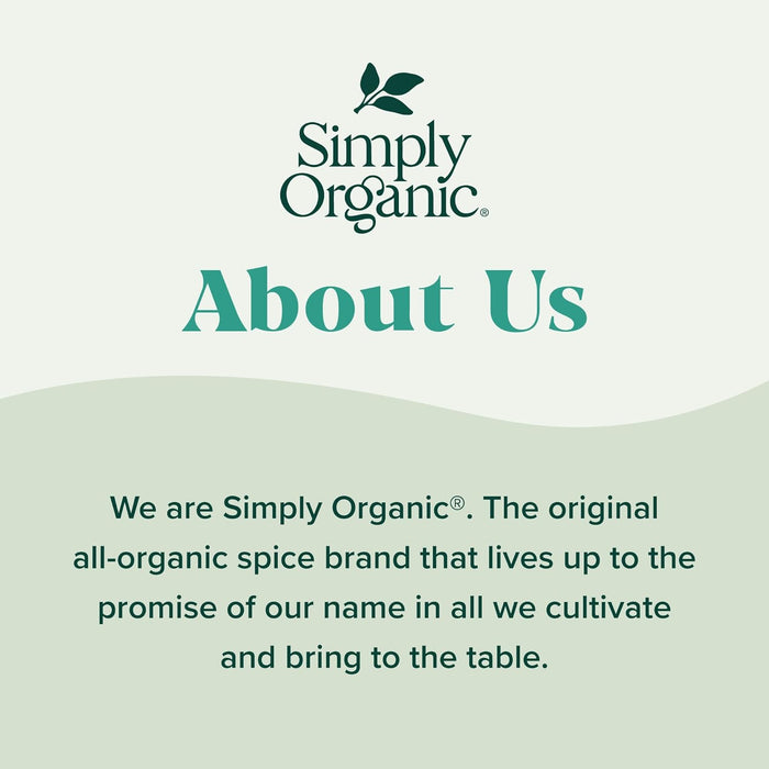 Simply Organic  Whole Poppy Seed Seasoning Organic  3.38 Oz