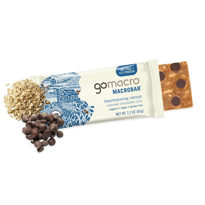 Gomacro  Organic Macrobar Oatmeal Choclate Chip   2.3 Oz