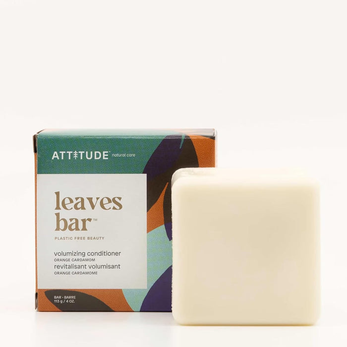 Attitude  Leaves Bar Volumizing Conditioner Orange Cardamom  1 Each  4 Oz