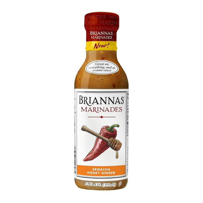 Briannas Marinade Sriracha Honey Ginger 12 fl