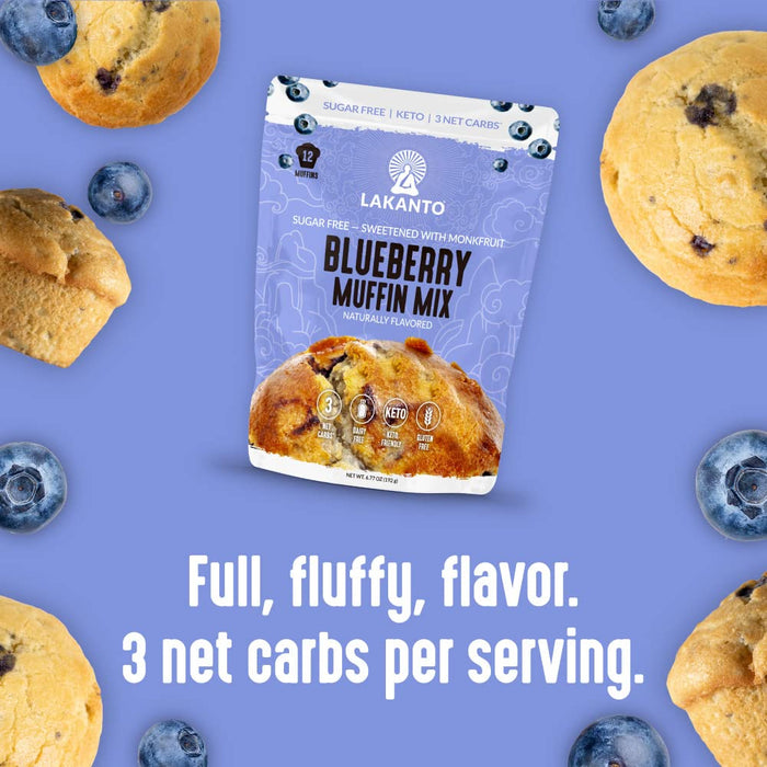 Lakanto  Sugar Free Muffin Mix Blueberry   6.77 Oz