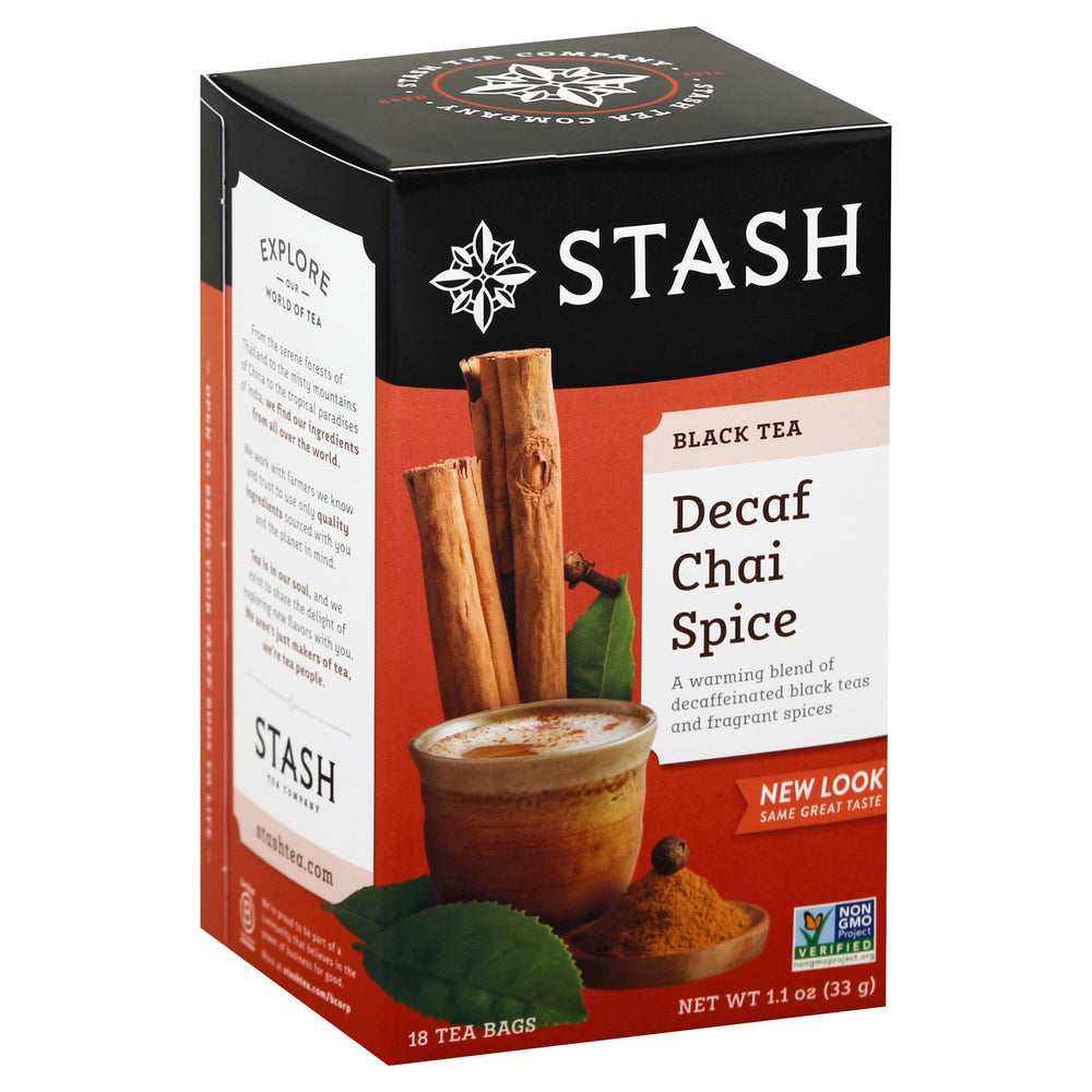 Stash Tea Decaf Tea Chai Spice 18 Bag — Mega Green Food