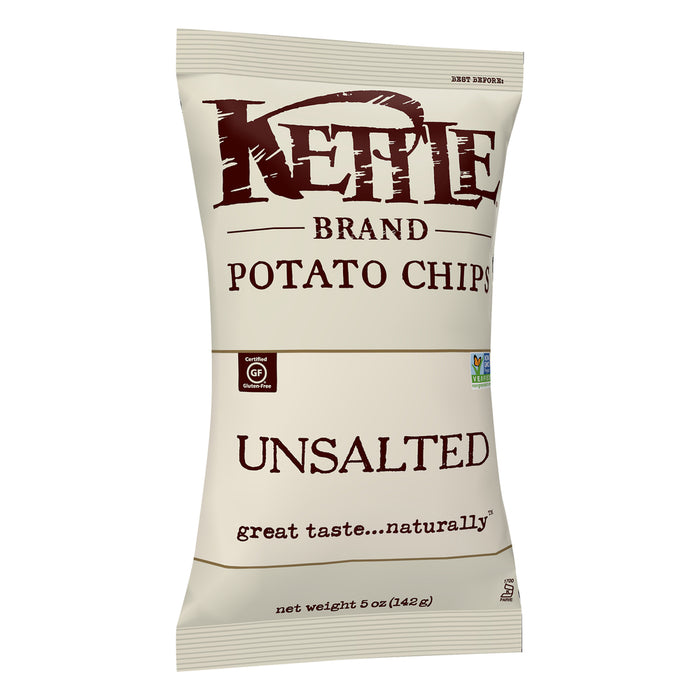 Kettle Brand  Potato Chips Unsalted  5 Oz