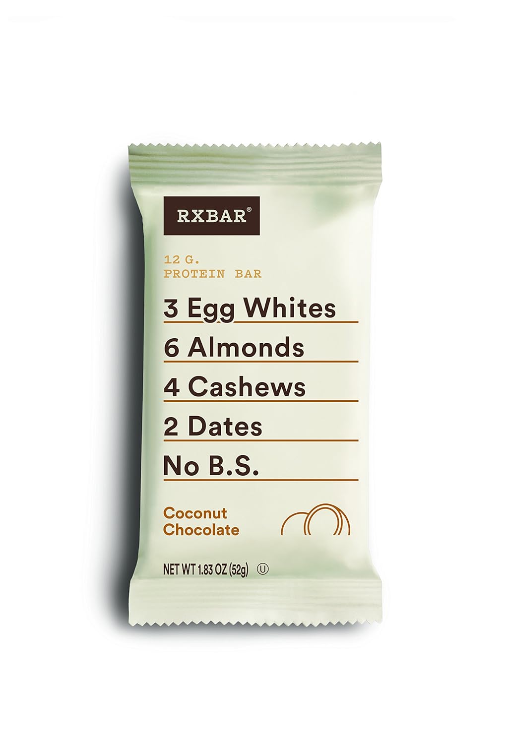 Apple Rx Bar Rxbar Protein Bar Coconut Chocolate 1.83 Oz — Mega Green Food