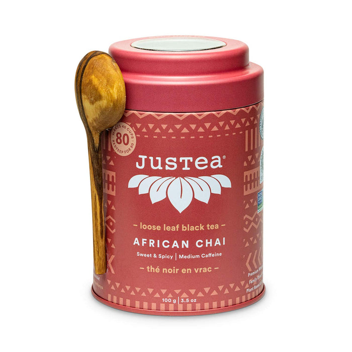 Justea Tea Loose Tin African Chai 3.5oz