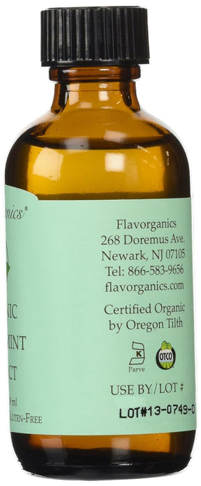 Flavorganics  Organic Peppermint Extract  1 Each  2 Oz