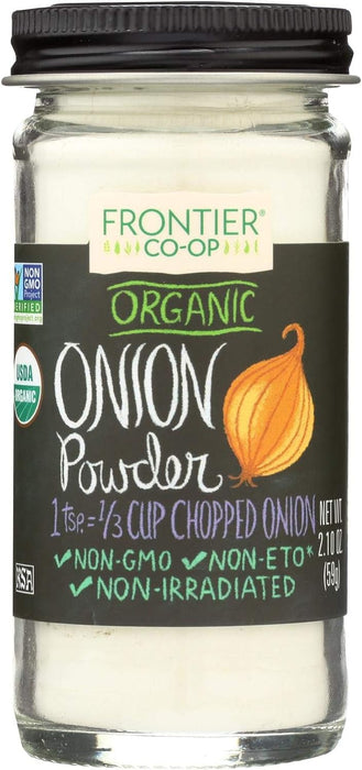 Frontier Nat Prod Co-Op  Onion Powder Organic White  1 Each  2.1 Oz