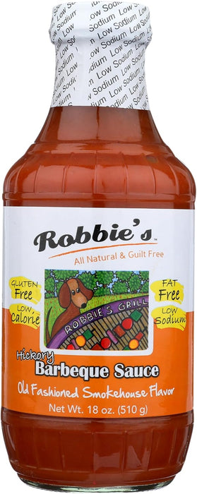 ROBBIES NATURAL PRODUCTS Hickory Bbq Sauce 18 OZ