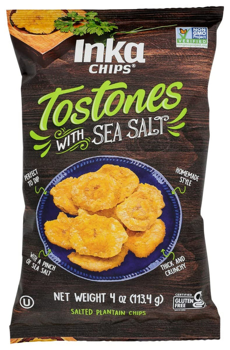 Inka Crops Plantn ChIp Tostones Ssalt 4 OZ