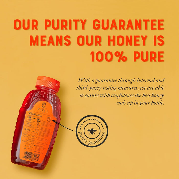 Nature Nate'S  100% Pure Raw & Unfiltered Honey  32 Oz