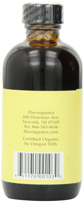 Flavorganics  Organic Vanilla Extract  1 Each  4 Oz