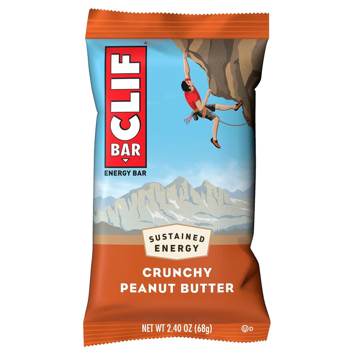 Clif Bar  Organic Energy Bar Crunchy Peanut Butter   2.4 Oz