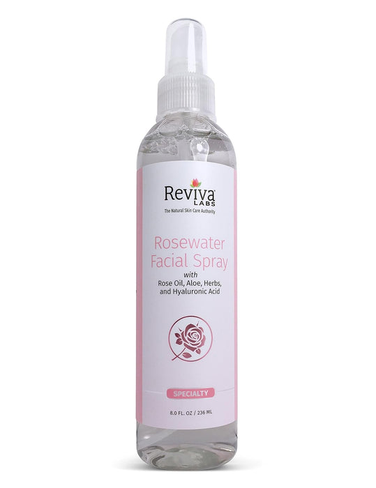 Reviva  Labs Facial Spray Rosewater  1 Each  8 Fl Oz