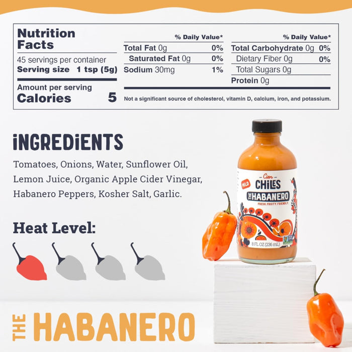 Cien Chiles The Habanero 8 OZ