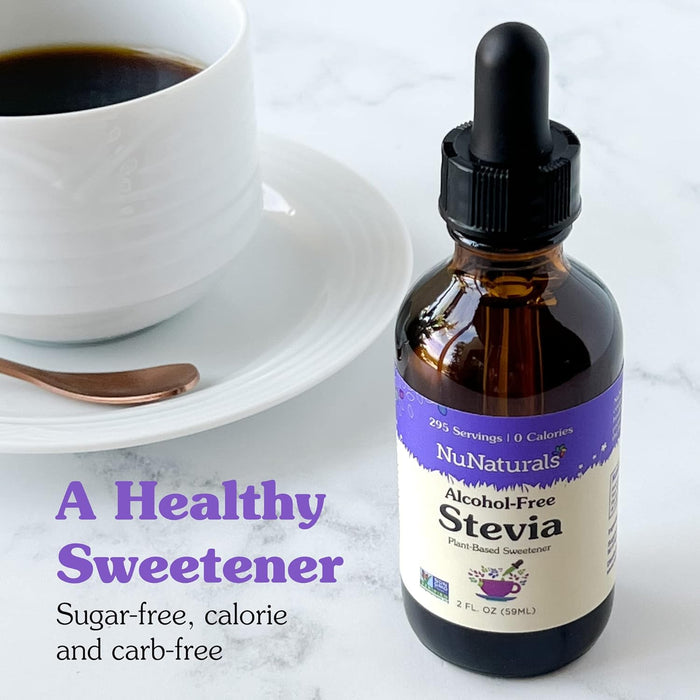 Nunaturals  Nustevia Alcohol-Free Stevia Sweetener  1 Each  2 Oz