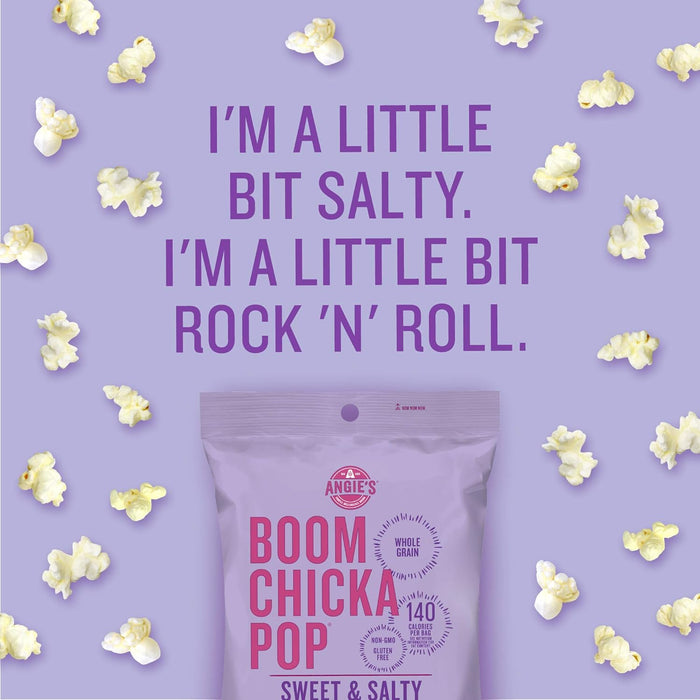 Angie'S  Boom Chicka Pop Popcorn Sweet Salty Kettle Corn  1 Oz