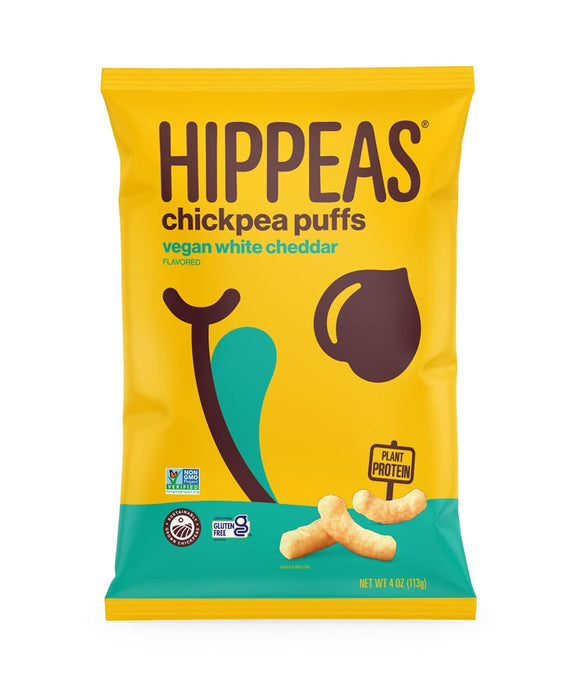 Hippeas Chkpea Puff Wht Cheddar 4 OZ