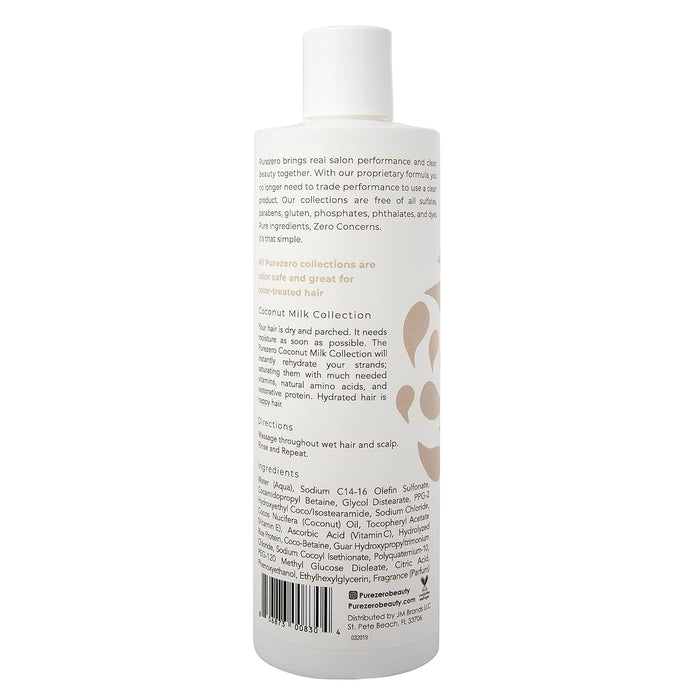 Purezero  Coconut Milk Shampoo  1 Each  12 Oz