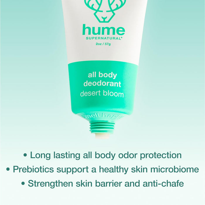 Hume Supernatural Invisible Whole Body Deodorant Desert Bloom 2 OZ