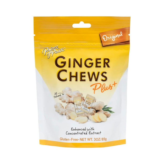 Prince Of Peace  Ginger Chews Plus Orignial   3 oz