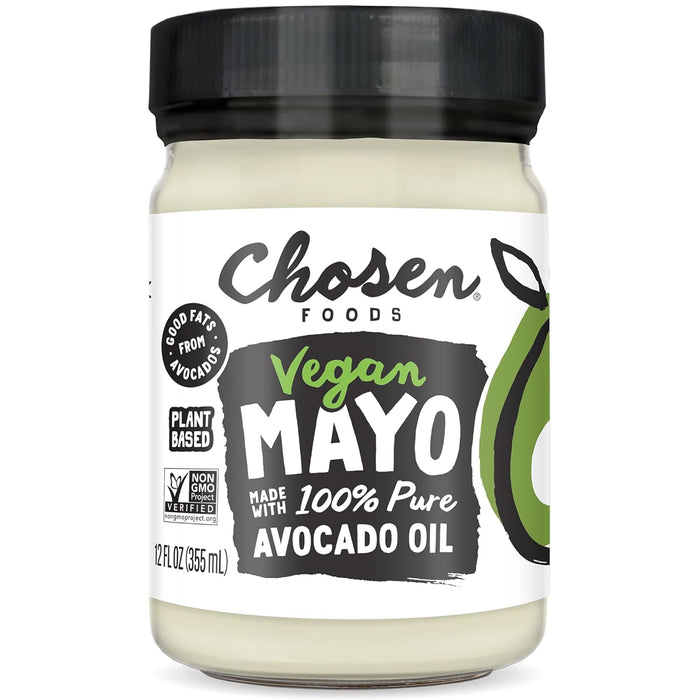 Chosen Foods Classic Vegan Mayo Made With Avocado Oil 12 oz