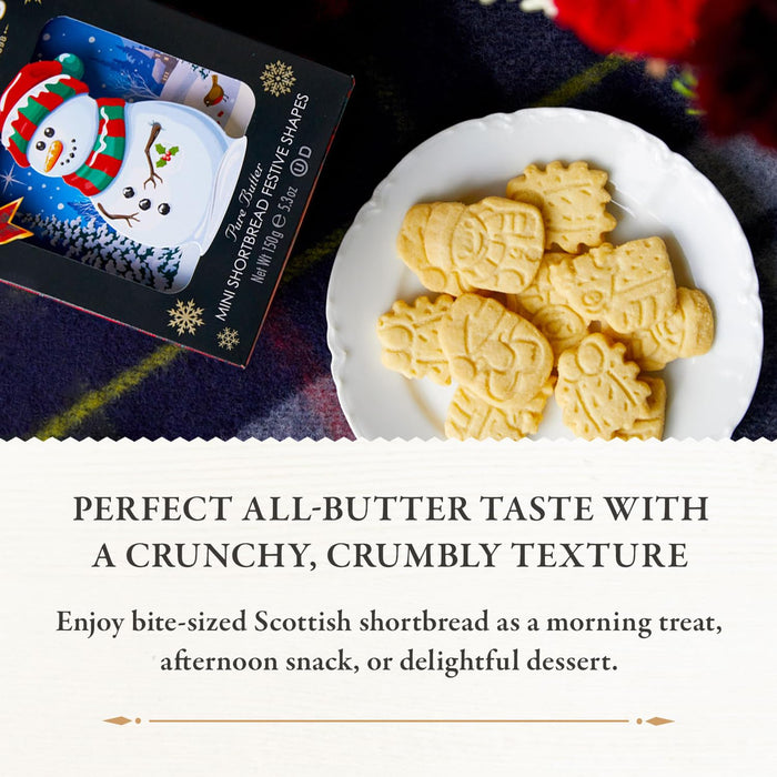 Walker’s Assorted Snowman Mini Shortbread Cookies 5.3 oz