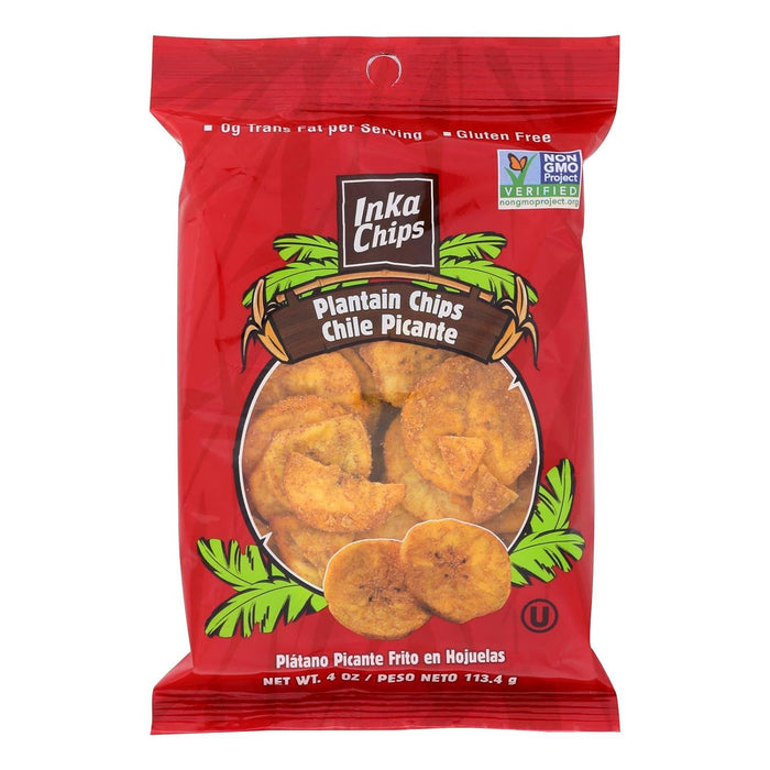 Inka Chips  Plantain Chips Chile Picante  4 Oz