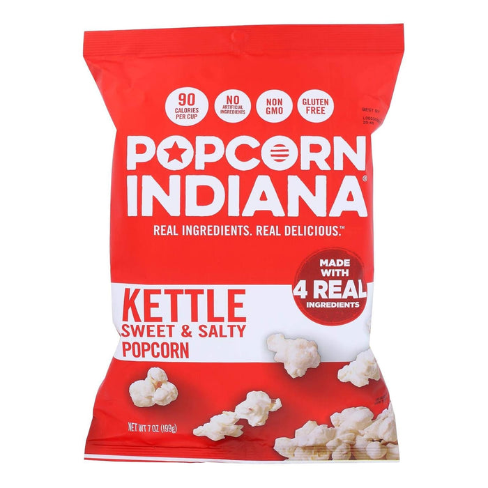 Popcorn Indiana  Kettle Corn Popcorn Sweet & Salty  7 Oz