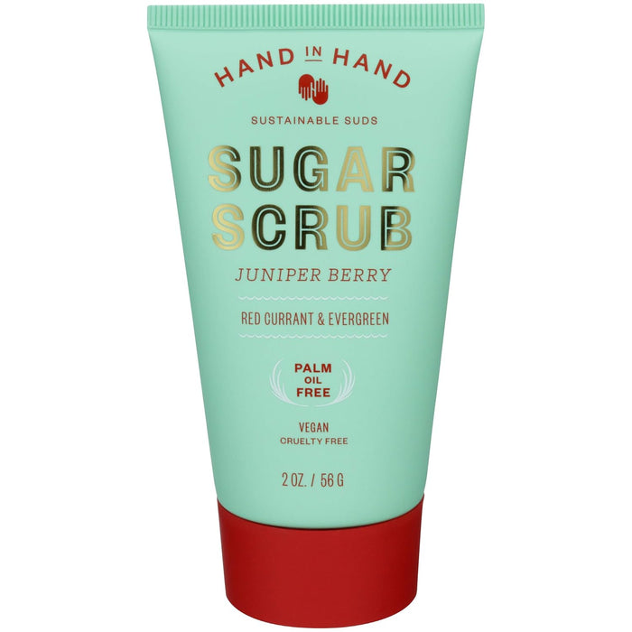 HAND IN HAND Juniper Berry Mini Sugar Scrub 2 OZ