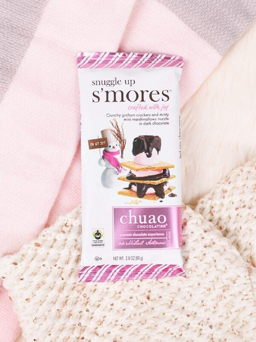 Chuao Chocolatier Snuggle Up S'Mores Dark Chocolate Bar 2.8 Oz